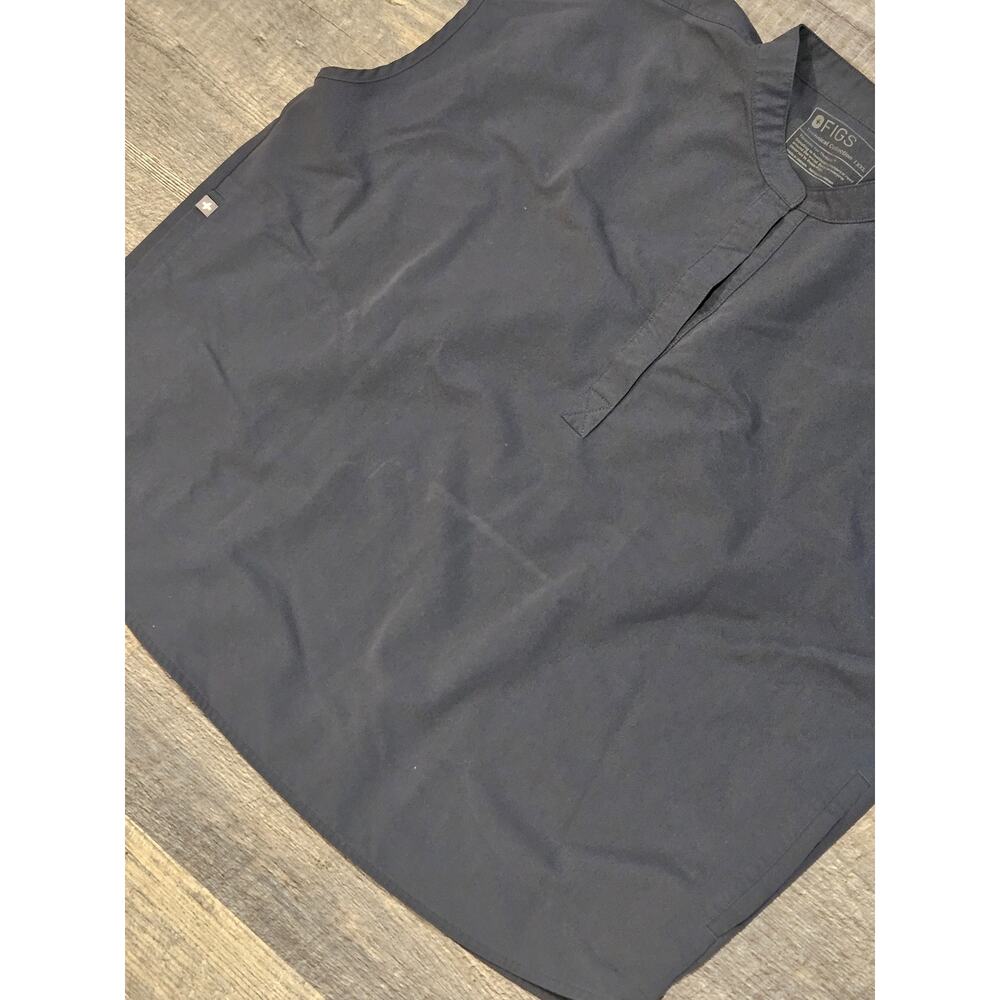 Figs Rafaela Oversized Scrub Top Sleeveless xxl lot olive green & charcoal blue - Picture 7 of 7
